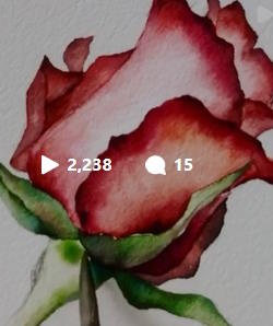 vibrant watercolor painting
