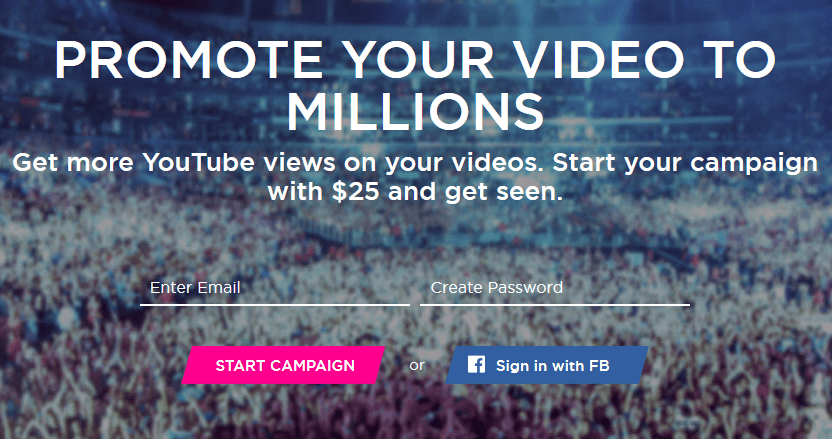 promote video views to millions